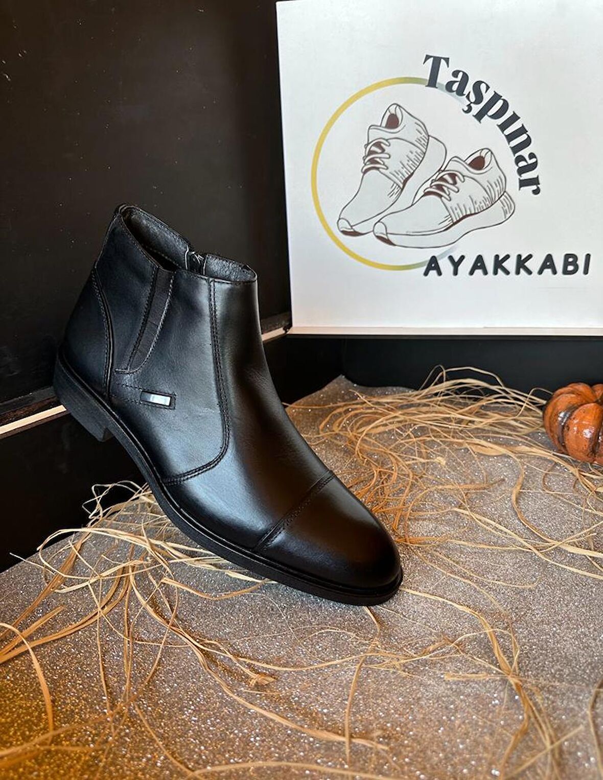 Taşpınar %100 Deri Erkek Günlük Kışlık Rahat Klasik  Bot 39-45