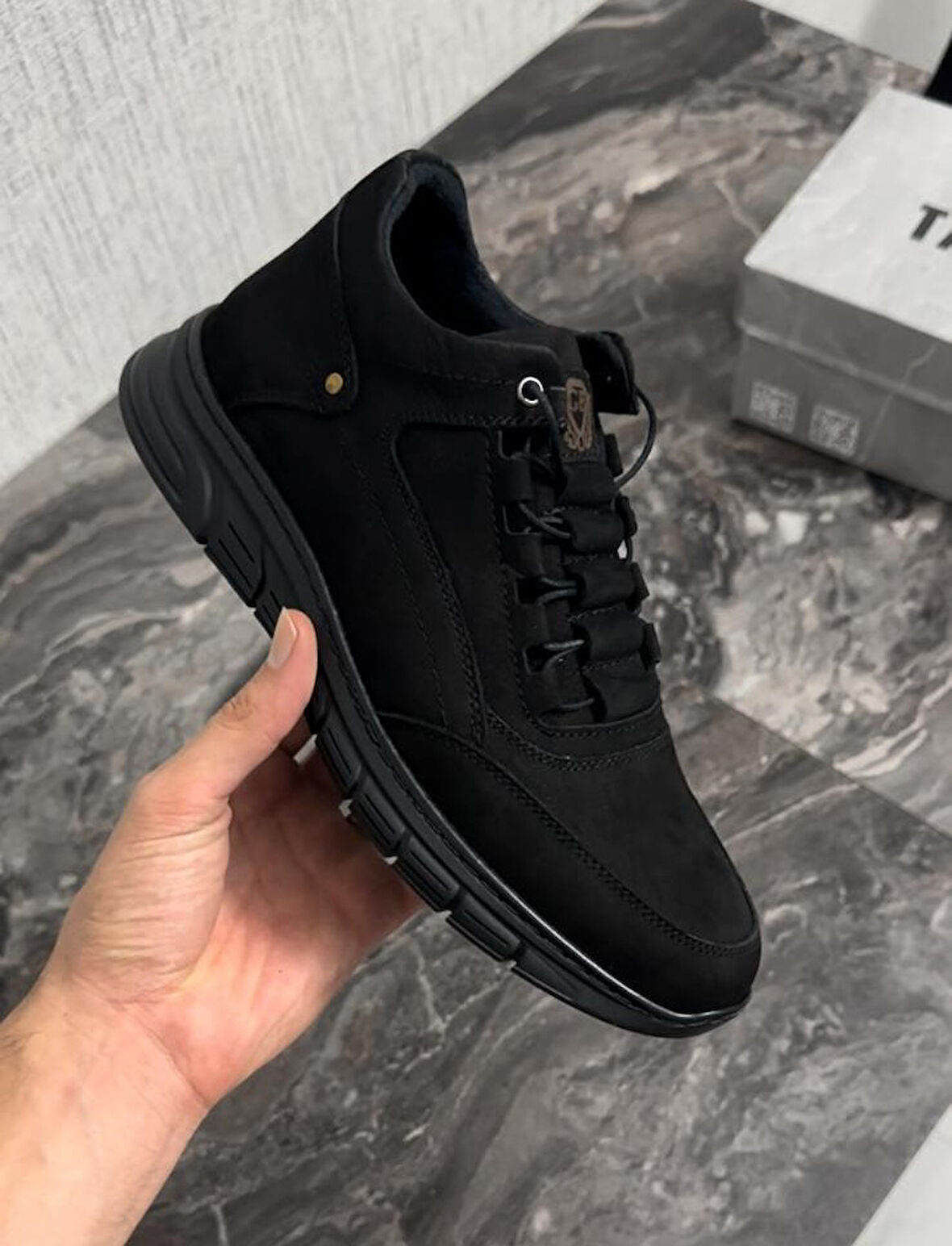 Goldbrand %100 Hakiki Deri Erkek Kışlık Outdoor Günlük Su & Soğuğa Dayanıklı Spor Kısa Bot 40-44