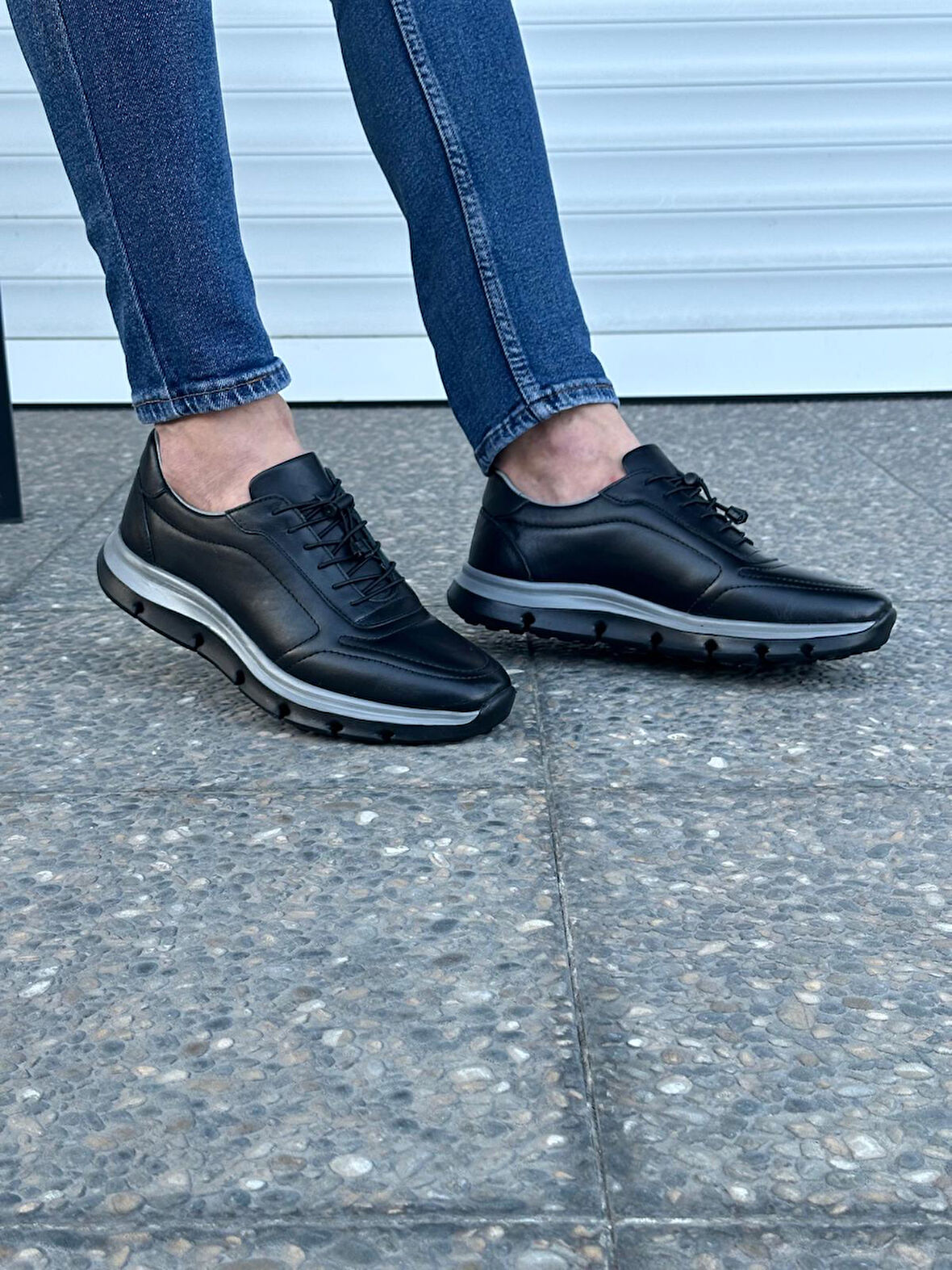 Lisans %100 Hakiki Deri Tam Ortopedik Erkek Yazlık Rahat Spor Günlük Yürüyüş  Ayakkabı 40-44