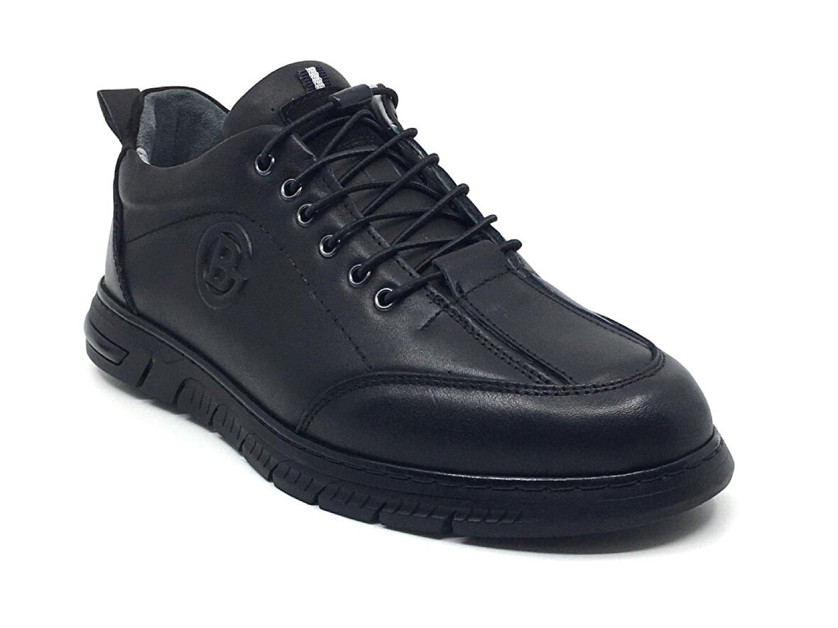 Goldbrand Hakiki Deri Erkek Rahat Ortopedik Günlük Kışlık Sneaker Akıllı Bağcıklı Ayakkabı 40-44