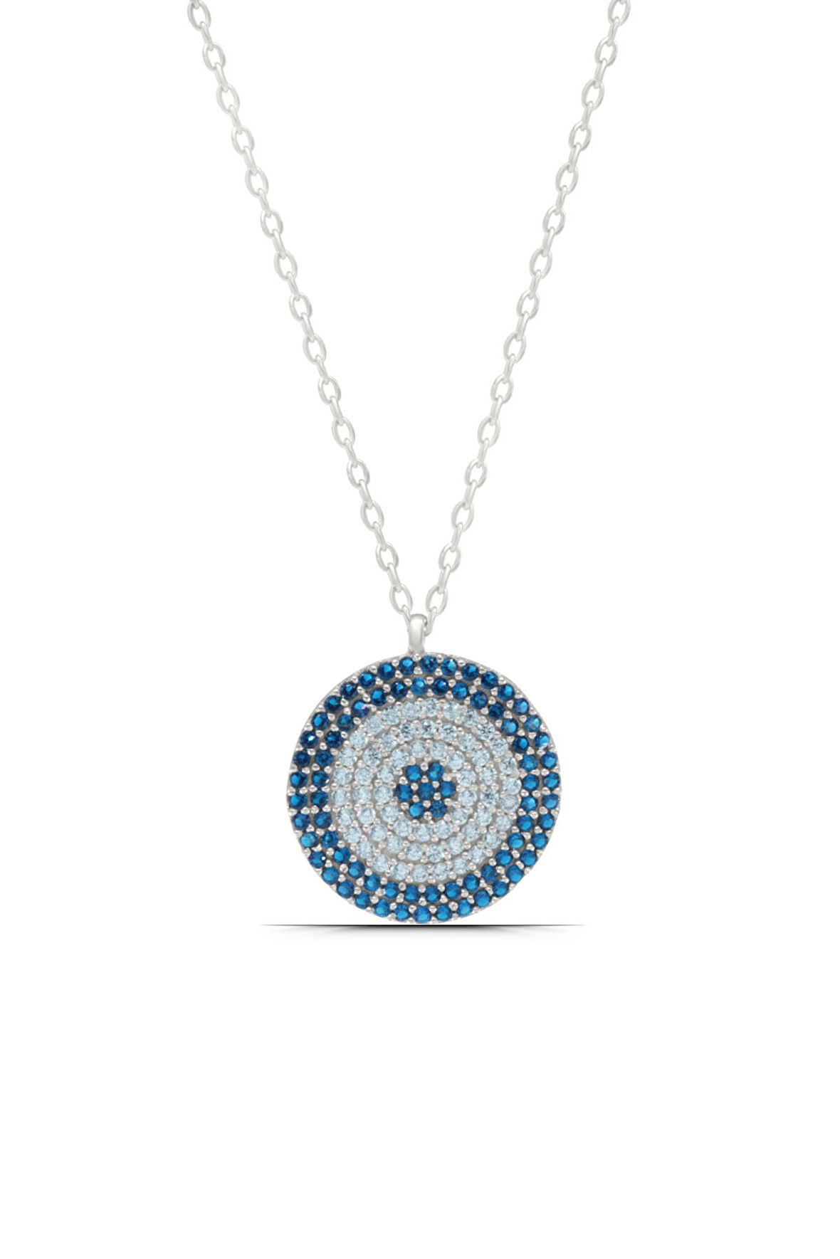 Nazar Temalı 925 Ayar Gümüş Kadın Kolye