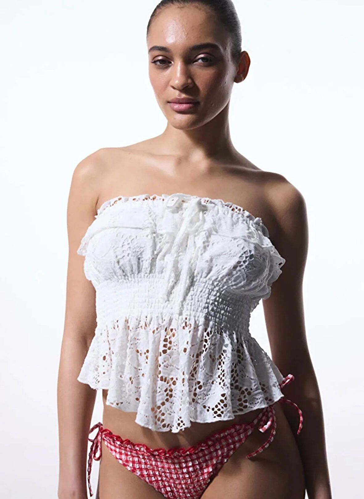 Penti Straplez Yaka Beyaz Kadın Büstiyer PLJQ58TY25IY