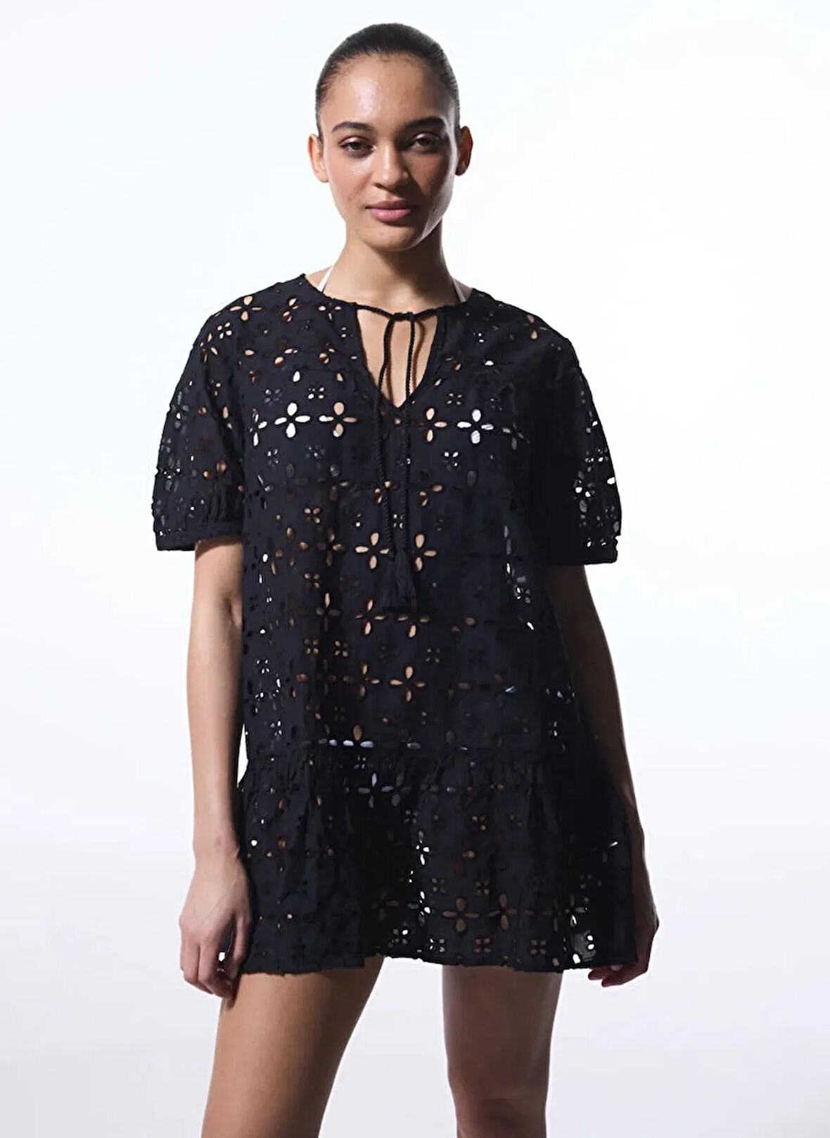 Penti Siyah Kadın Kaftan PLQLYS9D25IY
