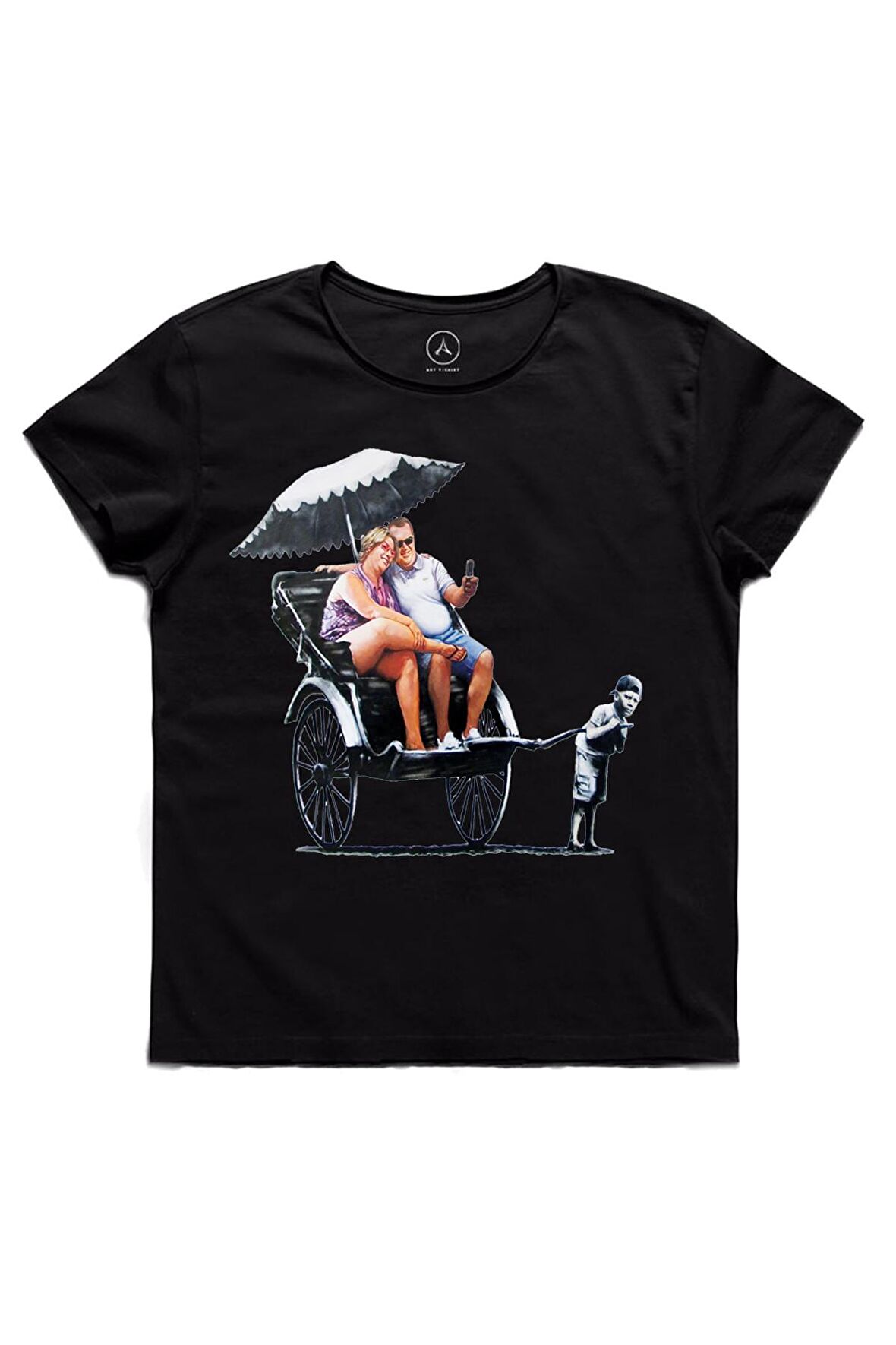 BANKSY RICKSHAW CHILD TİŞÖRT