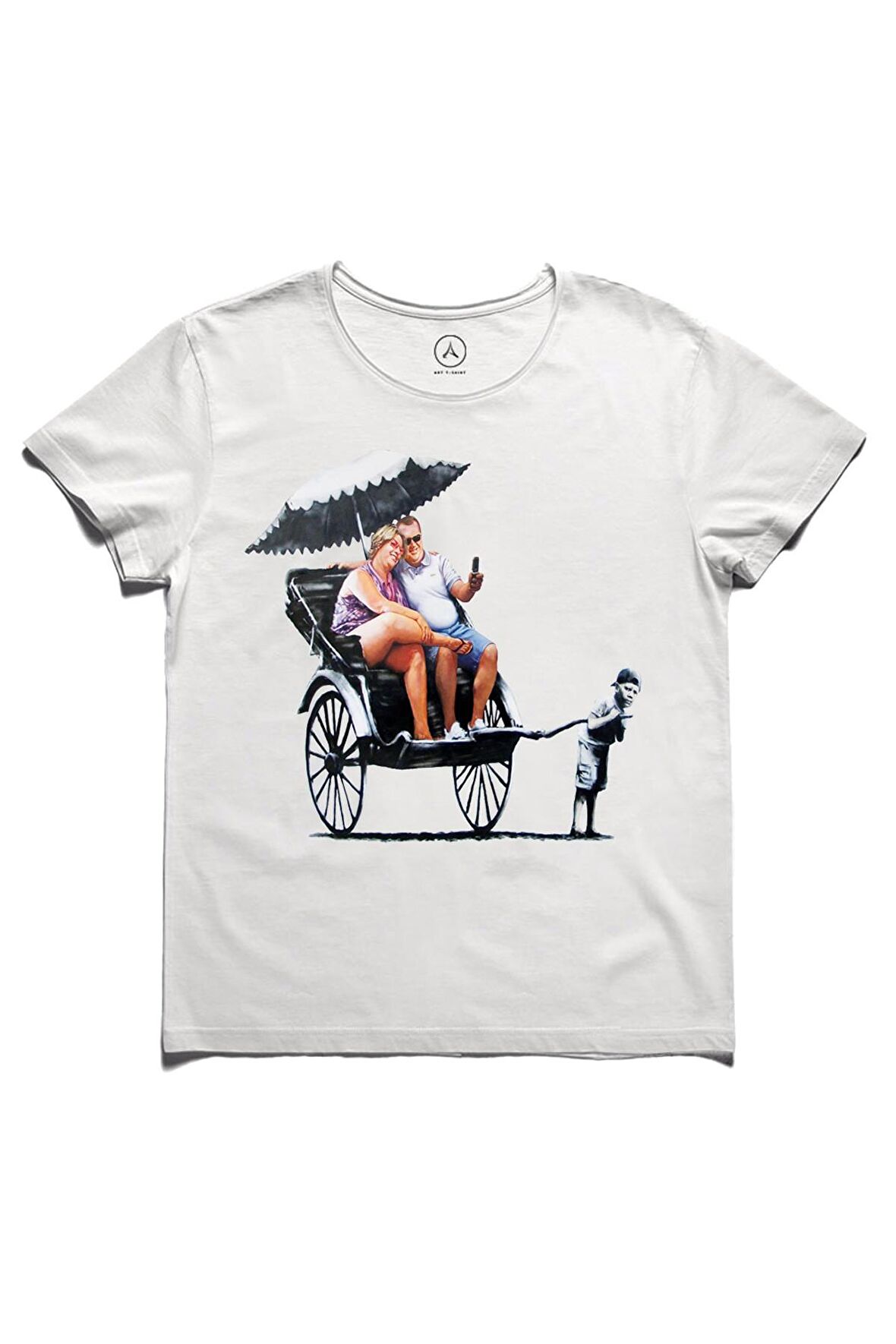 BANKSY RICKSHAW CHILD TİŞÖRT