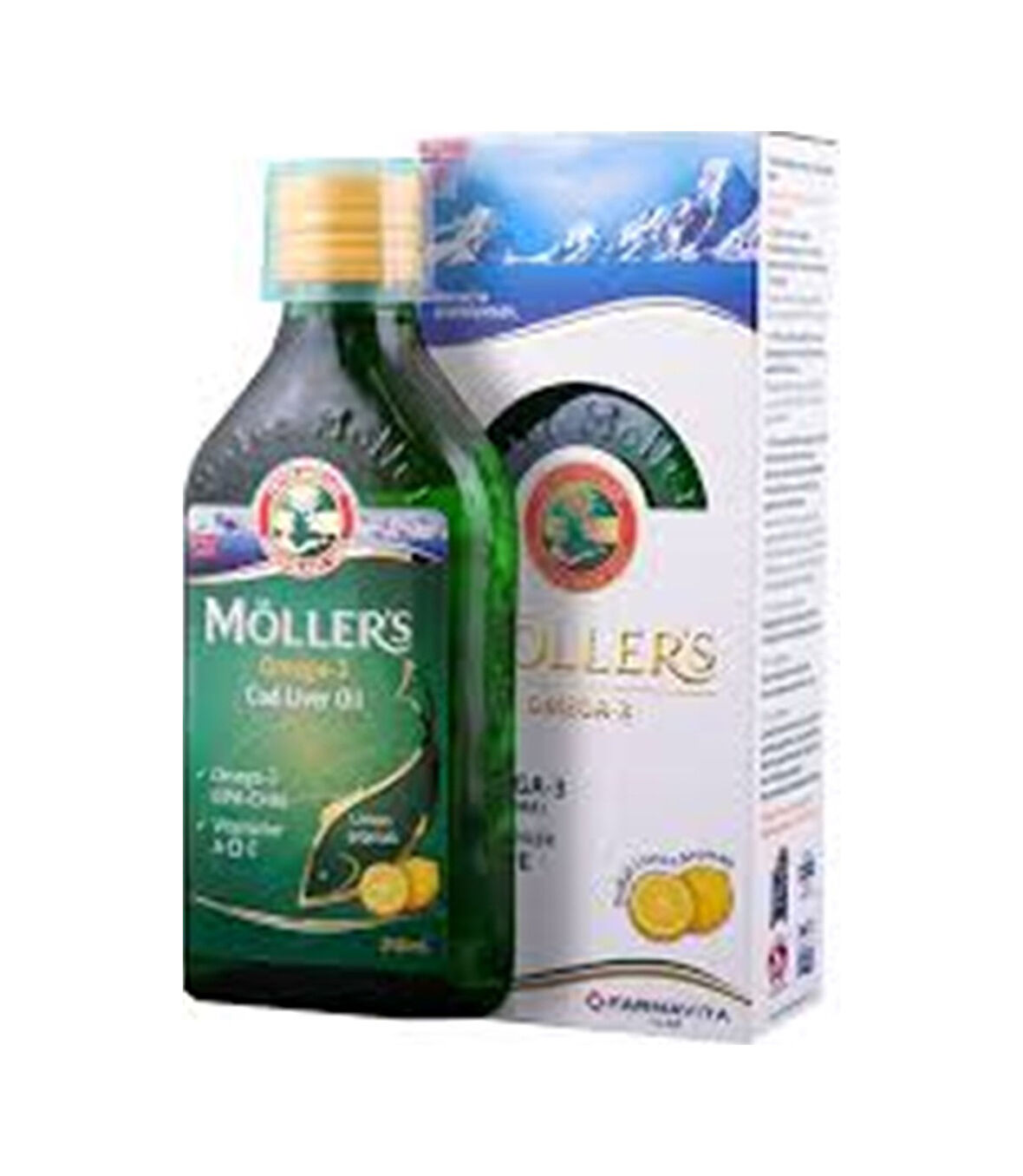 Möller's Balık Yağı Şurubu Limon Aromalı 250 Ml