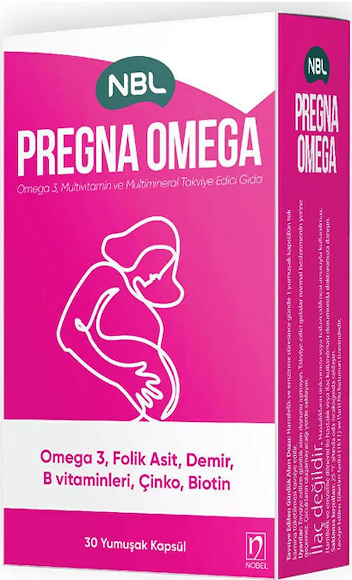 NBL Pregna Omega 30 Kapsül