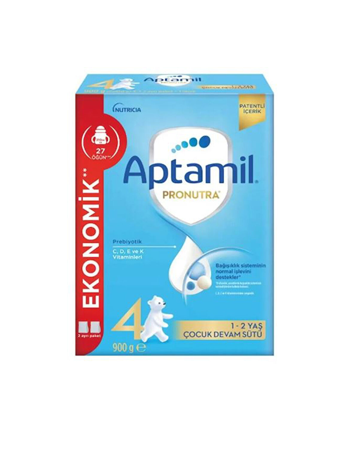 Aptamil Pronutra 4 Devam Sütü 900 gr 1-2 Yaş