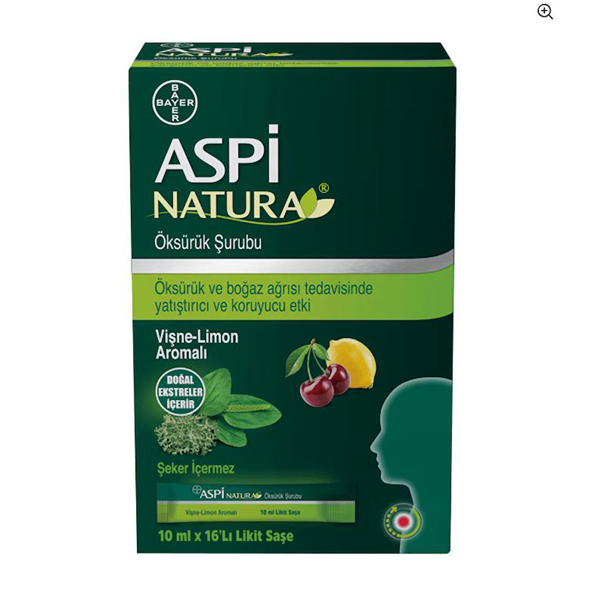 Aspinatura Öksürük Şurubu 16 Saşe 10 ml