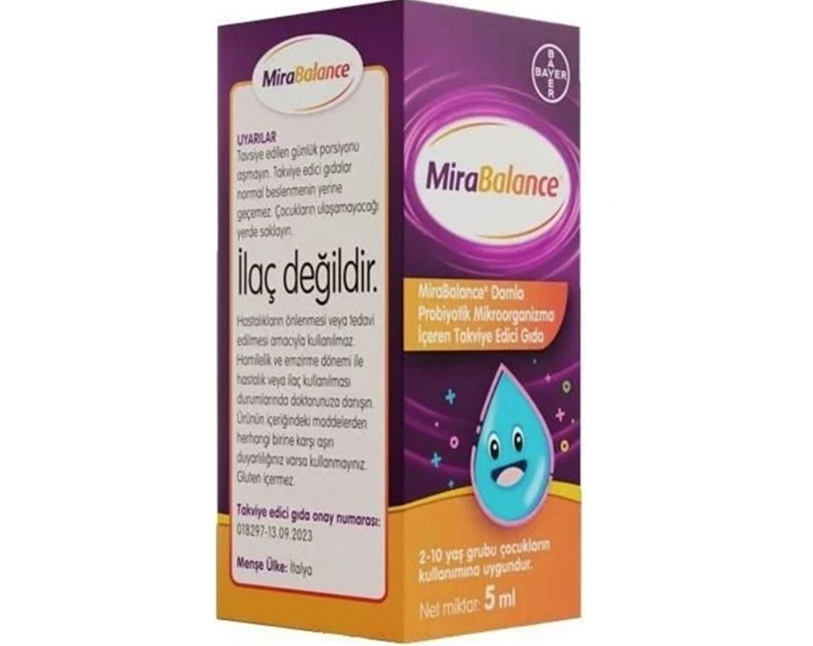 Mirabalance Probiyotik Damla 5 ml