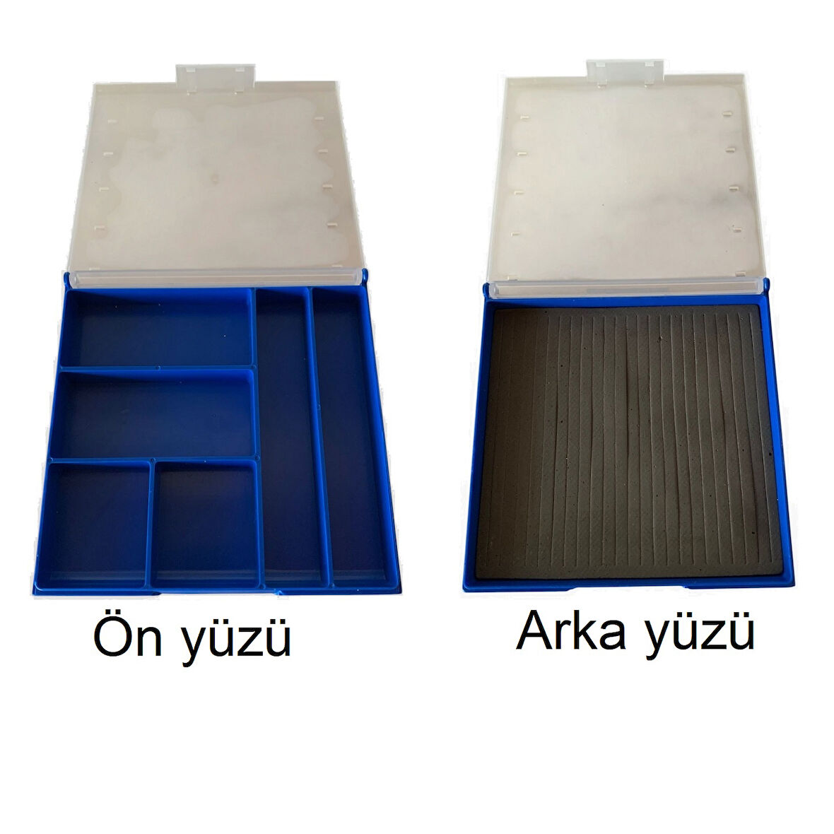 River Çok Amaçlı Çift Taraflı LRF Kutusu Mavi 15x15x4cm