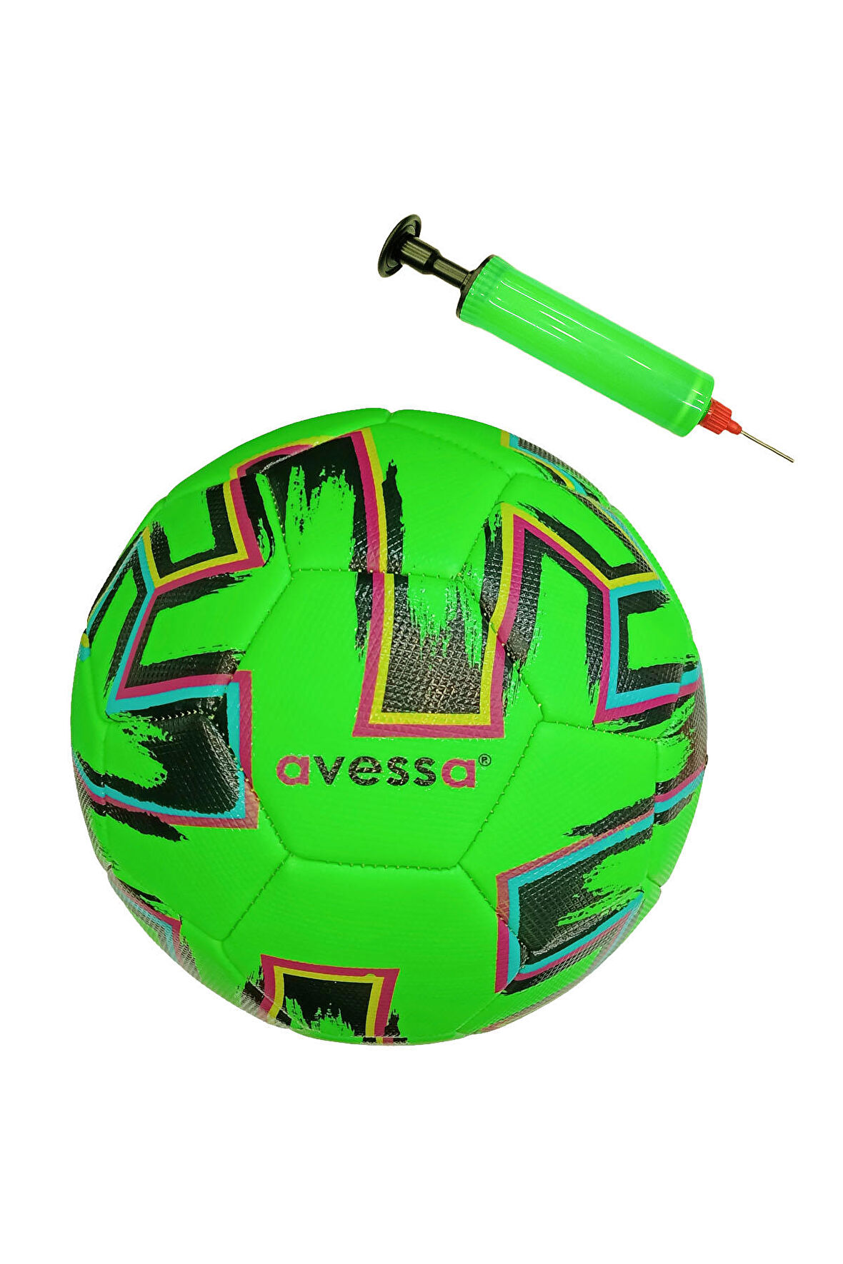 Avessa Ft300-100Y Futbol Topu Yeşil 4 Astar Pompalı