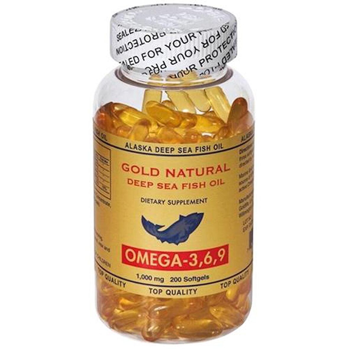 Gold Natural Balık Yağı Omega 3-6-9 1000 Mg 200 Softgel