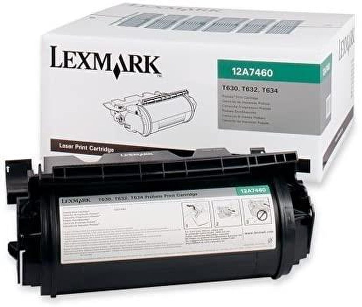 Lexmark T630-12A7460 Orjinal Toner