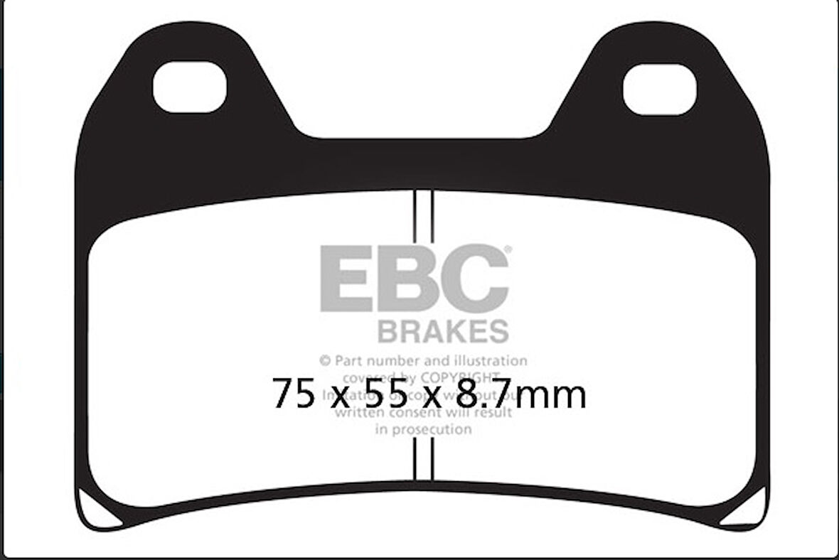 Ebc Fren Balatası Organik Fa244 Ktm Duke 640 690 790 Adventure 1050 1190 1290 141