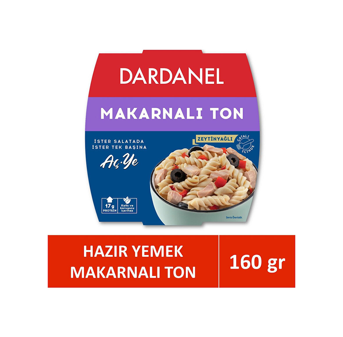 Dardanel Aç Ye Makarnalı Ton Balığı 160 G