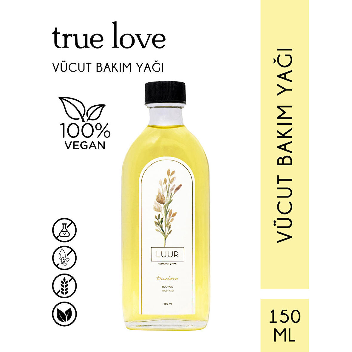 TRUE LOVE BAKIM YAĞI 150ml.