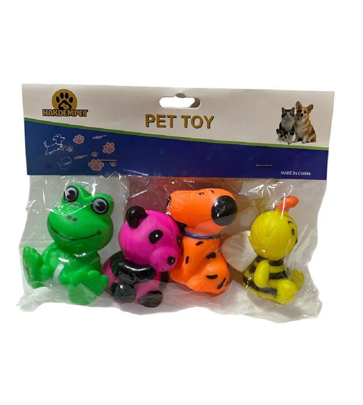 8 cm 4 Lü Wik Wik Vinil Oyuncak Banyo Oyuncağı 2846