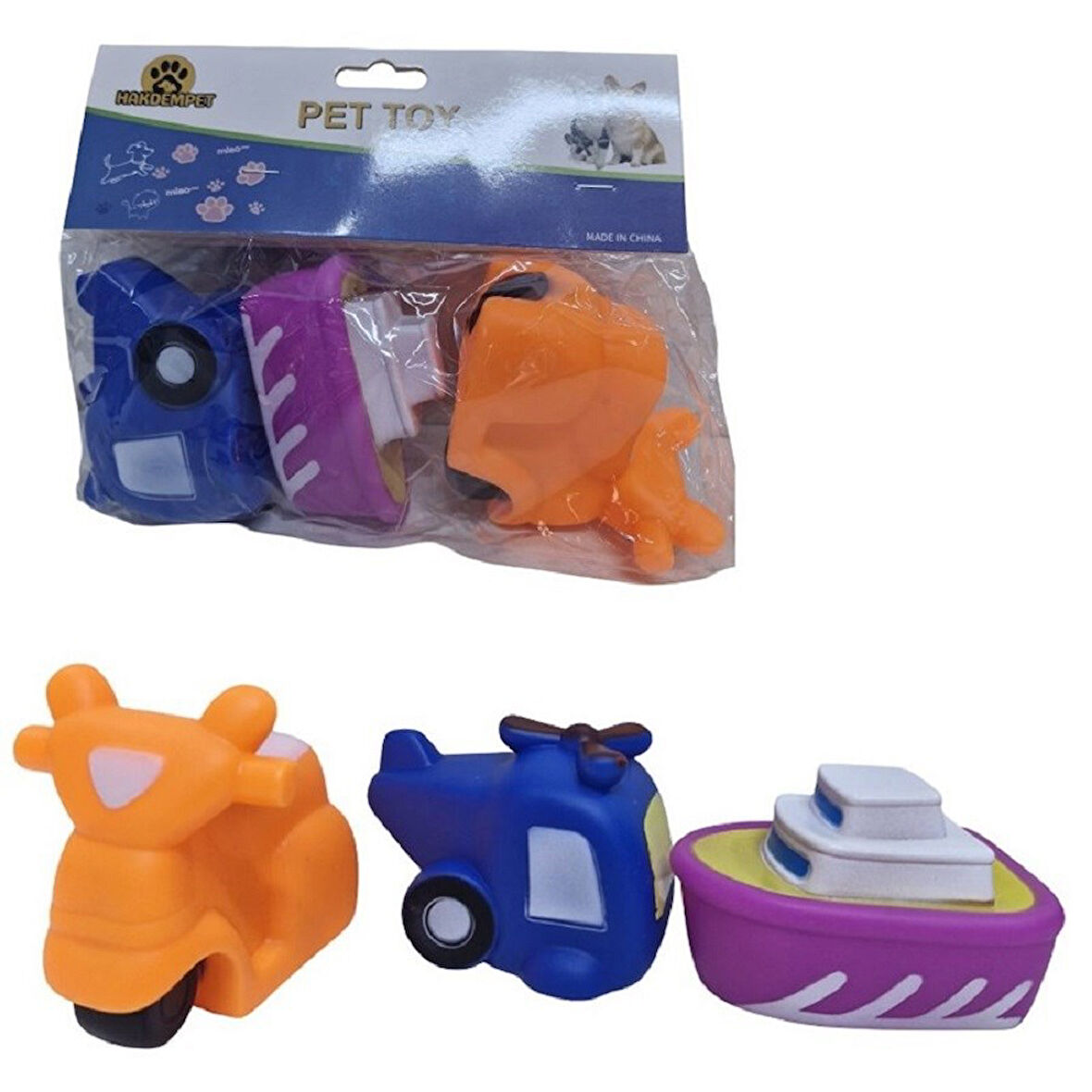 12 cm 3 Lü Wik Wik Vinil Oyuncak Banyo Oyuncağı 3393