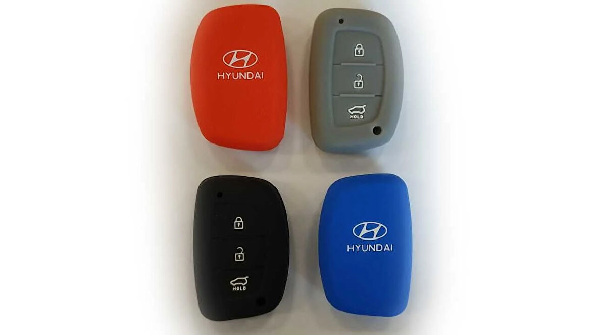 Hyundai Silikon Anahtar Kılıfı (Keyless Go Modeller İçin)