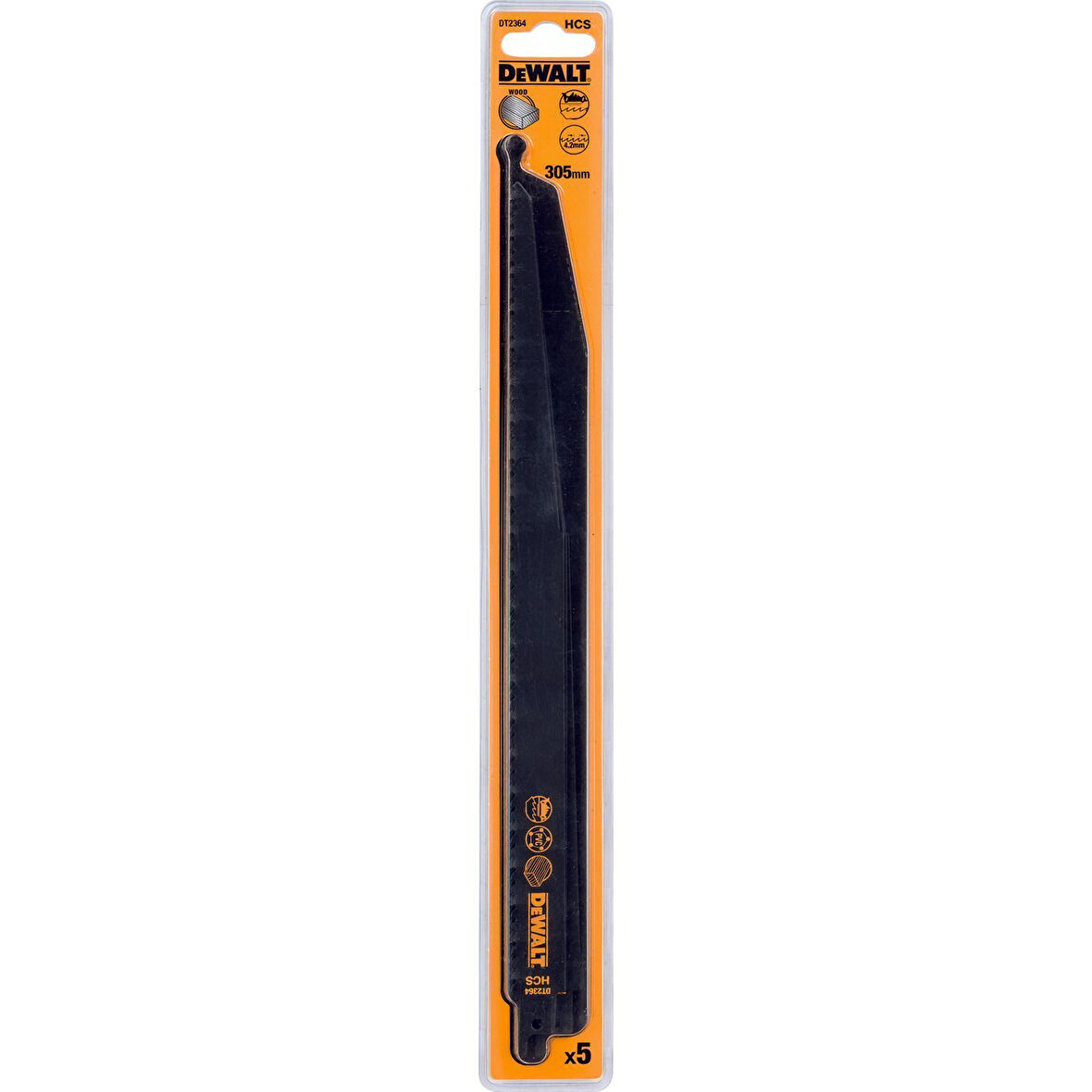 Dewalt DT2364 Ahşap Kesim Tilki Kuyruğu Testere Bıçağı 5 Adet