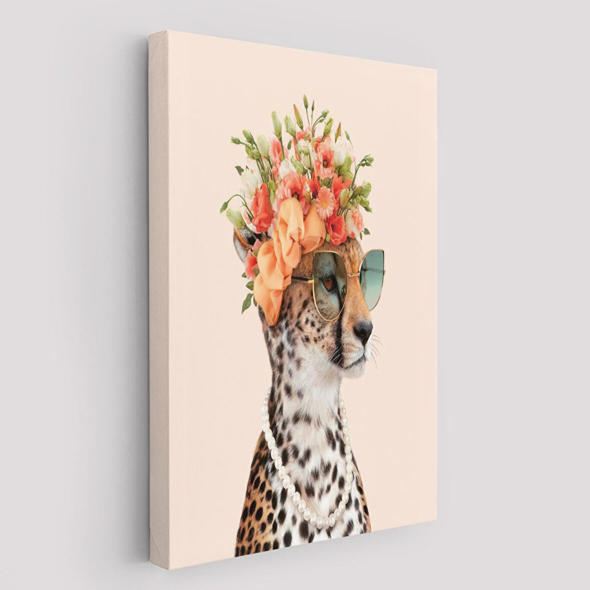 Kokoş Çıta, Çiçek Taçlı Sosyetik Çita Tablosu-6322