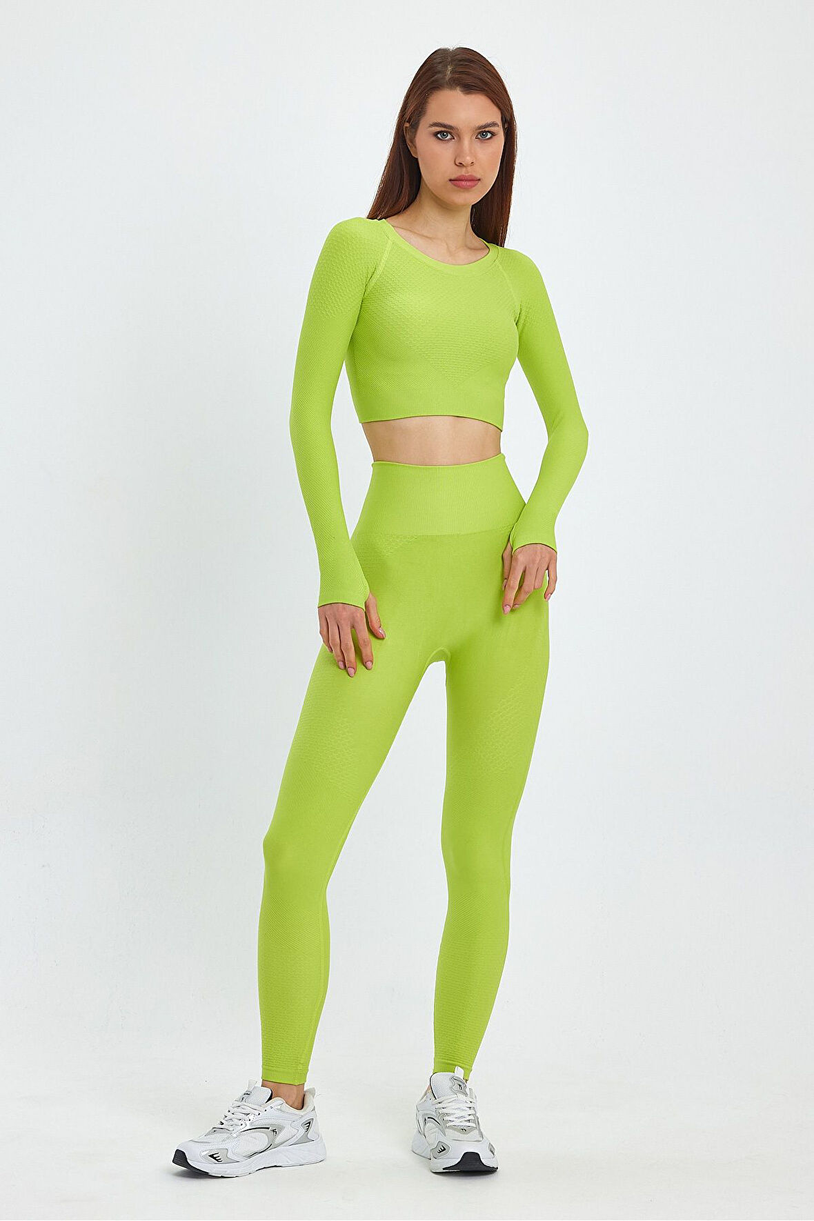 KADIN Seamless Alt Üst Takım / Seamless Uzun Kollu Takım