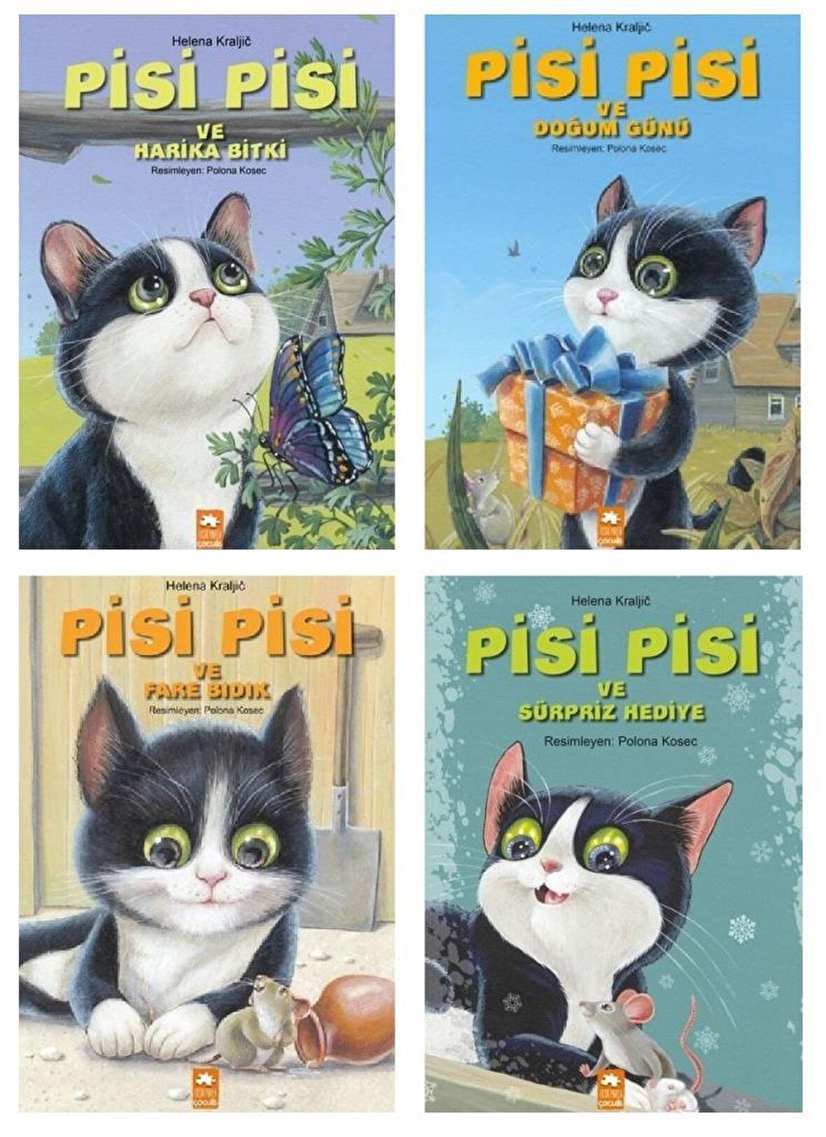 Eksik Parça Pisi Pisi Seti 4 Kitap 