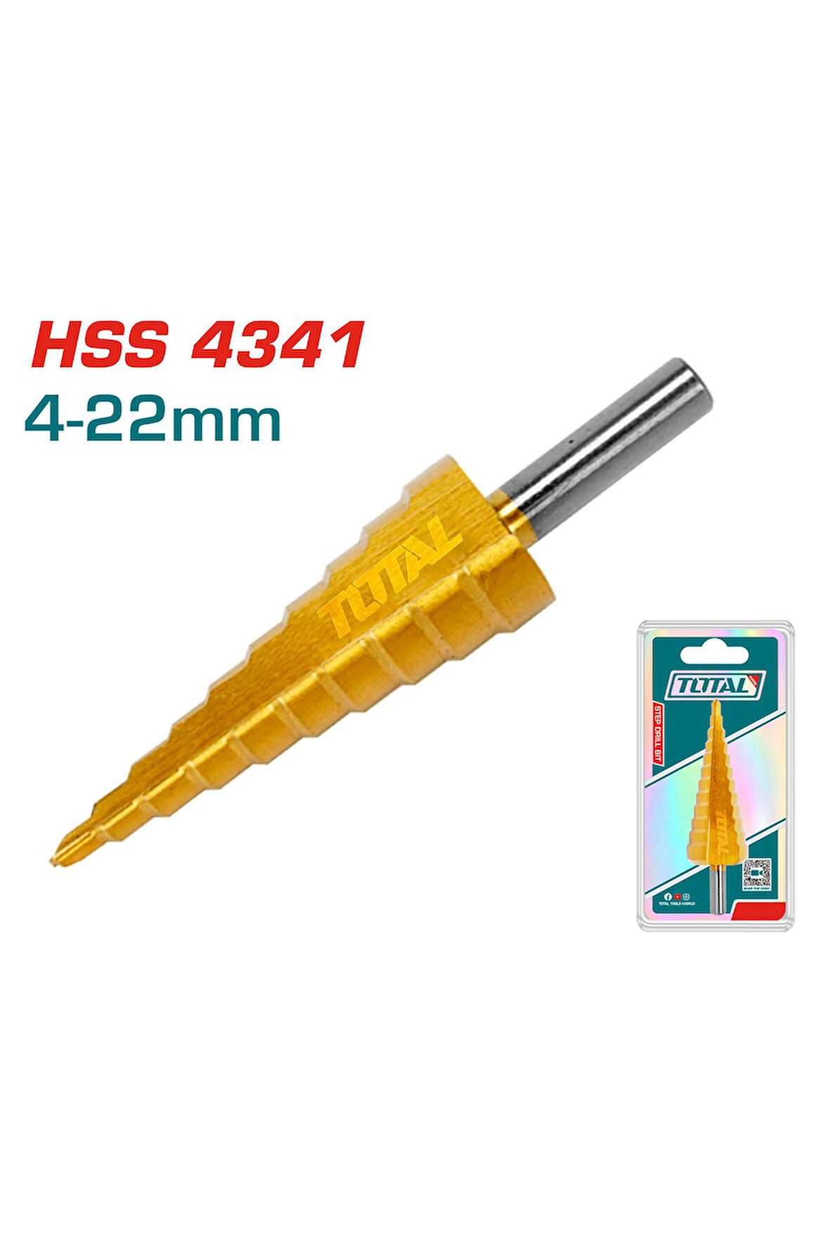4-22 MM Kademeli Matkap Ucu / Kozalak Panç /Yüksek Kalite / NMS HIRDAVAT