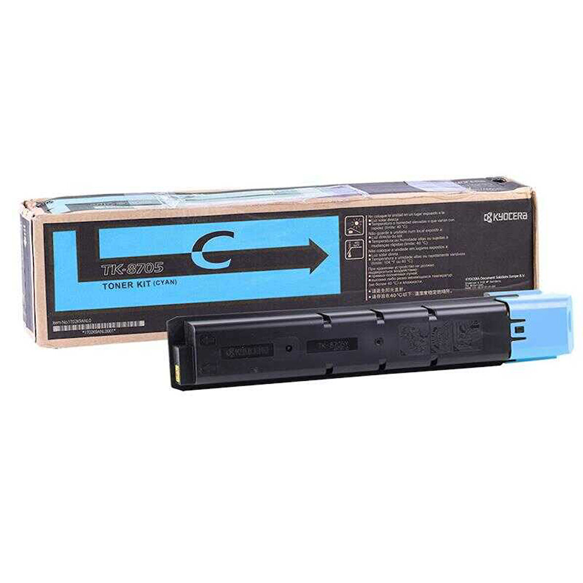 Kyocera TK-8705-1T02K9CNL0 Mavi Orijinal Fotokopi Toneri
