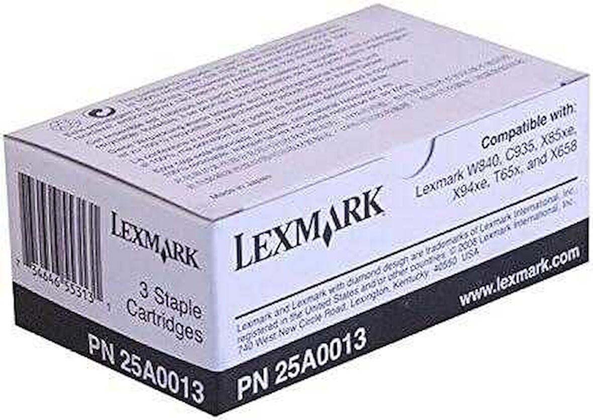 Lexmark 25A0013 Orijinal Zımba Teli Kartuşu 15000 Sayfa