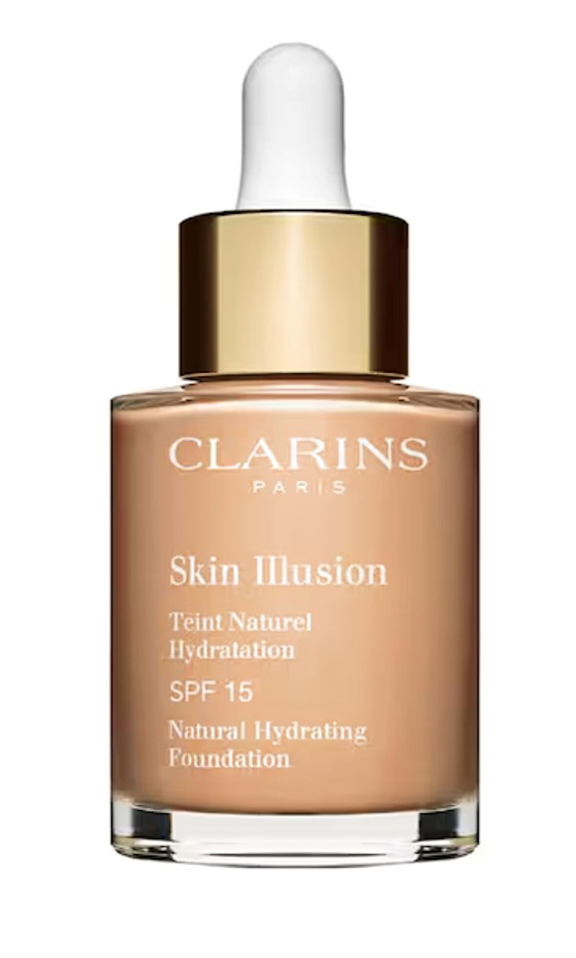 Clarins Skin Illusion SPF 15 - Nemlendirici Doğal Fondöten 108,3 Organza 30 ml