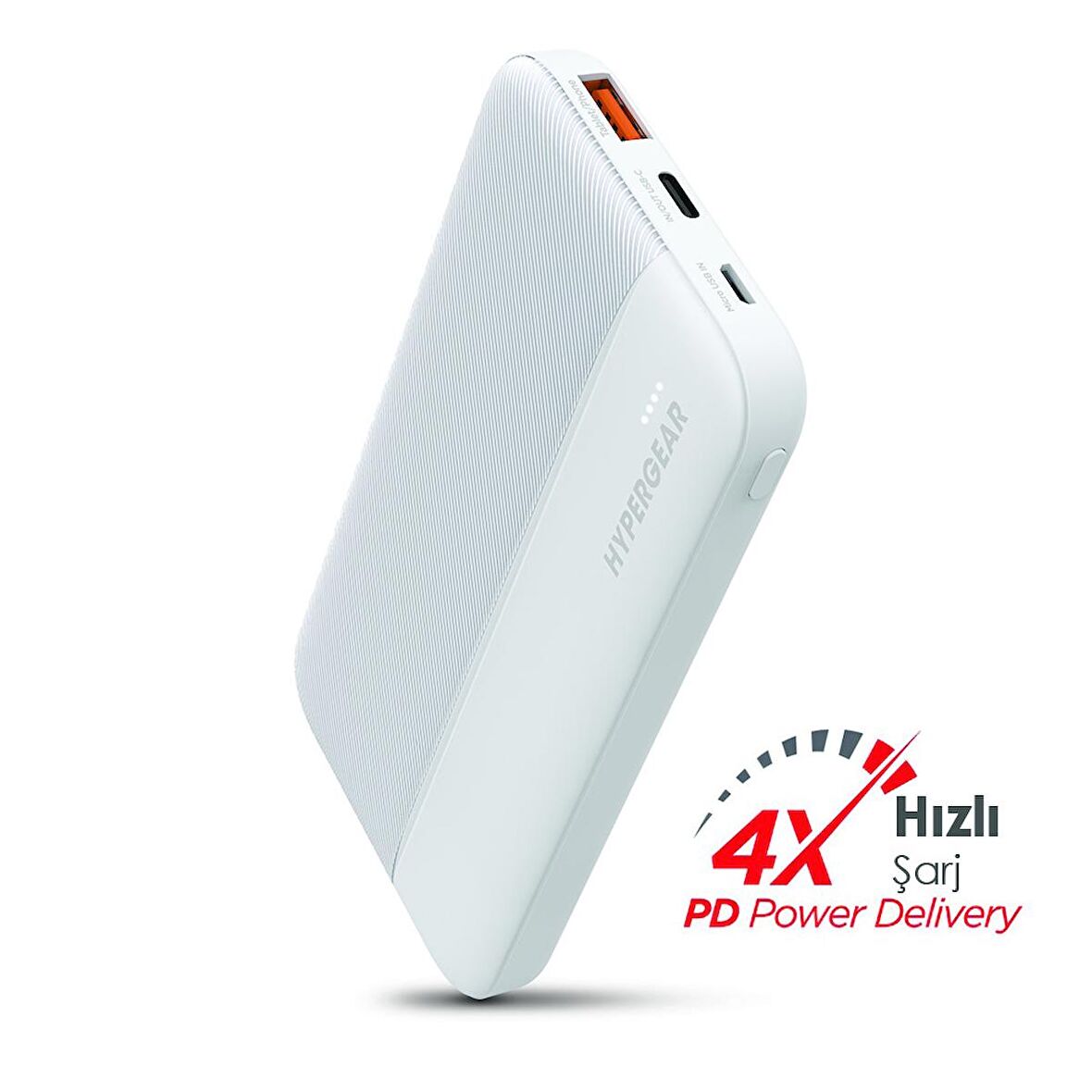 Hyper 10000 mAh Hızlı Şarj Powerbank Beyaz 