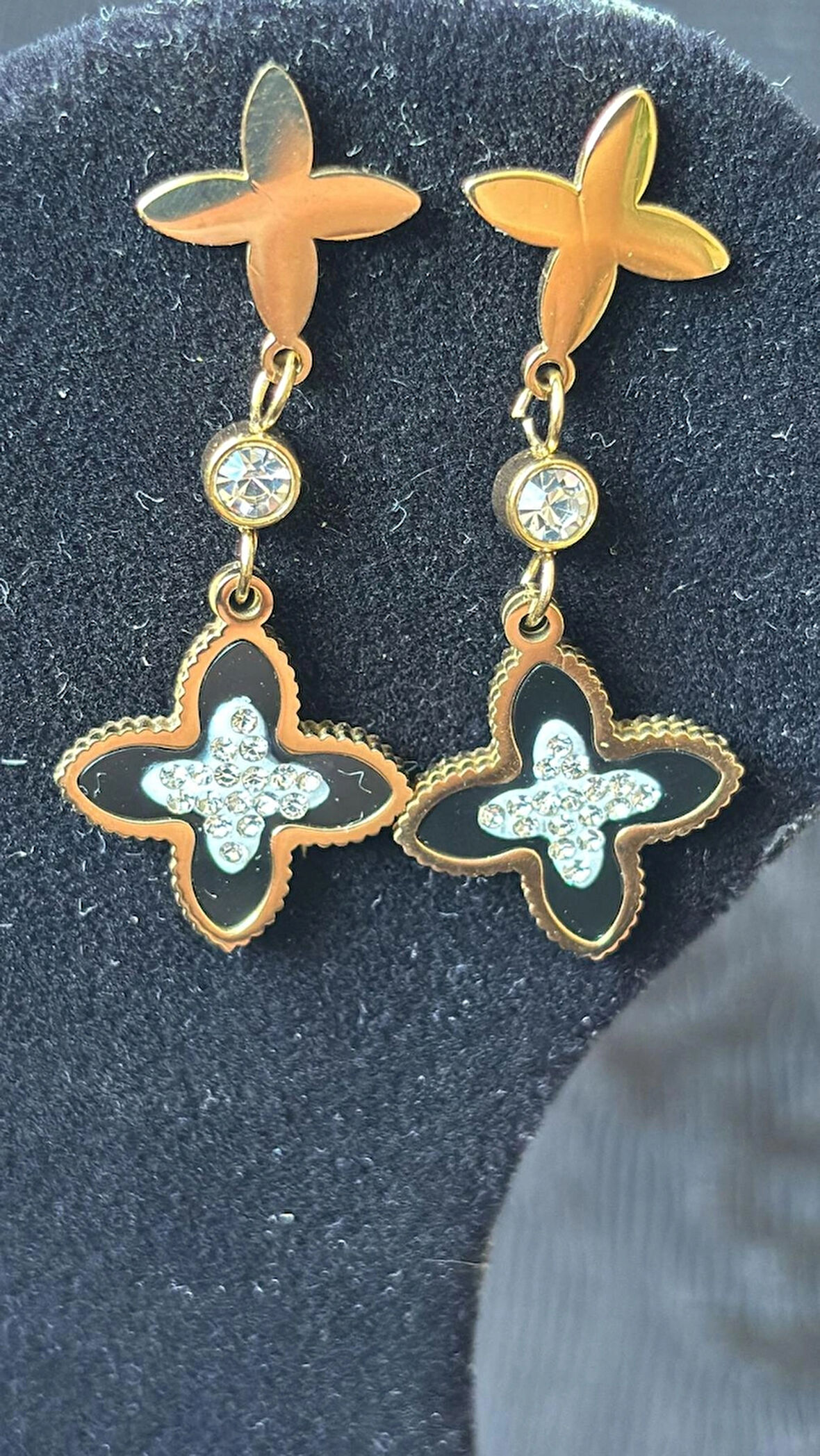 VANCHEF SİYAH KÜPE