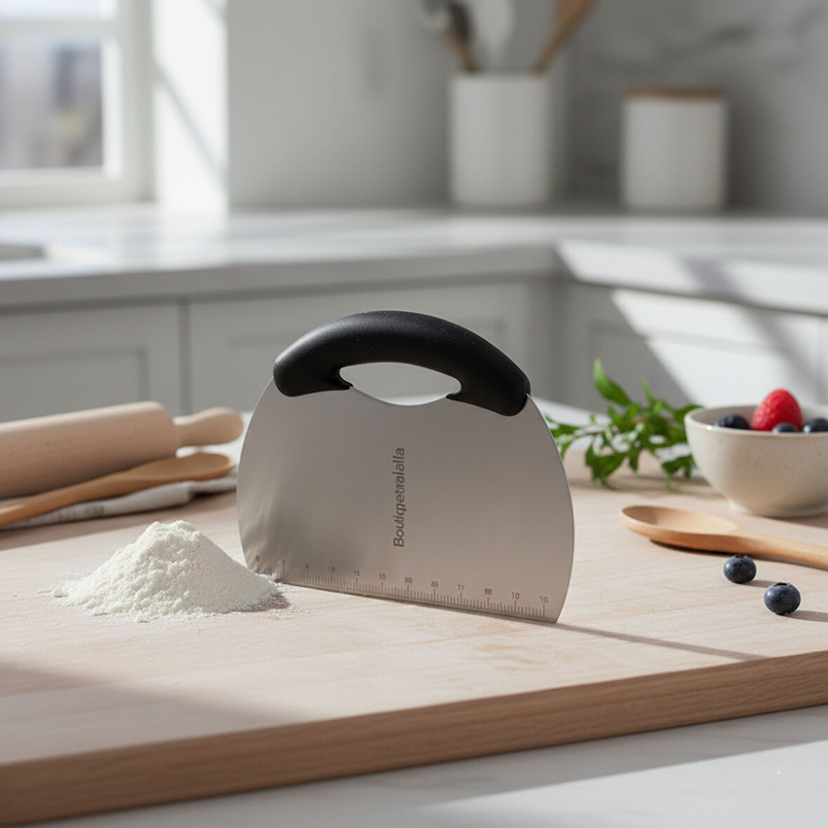 Runaway Paslanmaz Hamur Kesme Spatulası – Ölçülü Tasarım