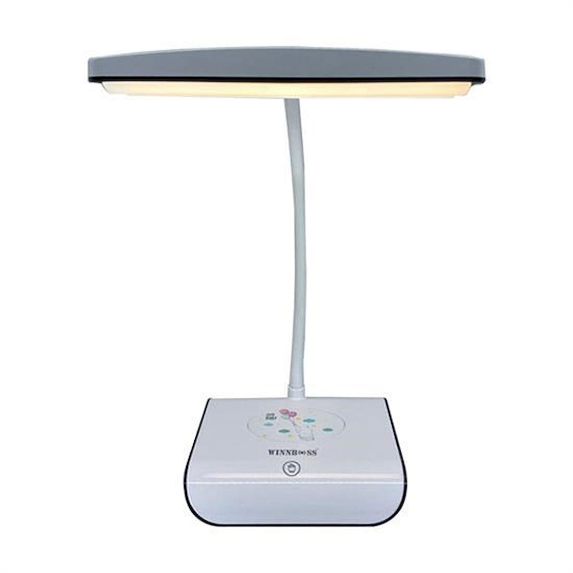 Evyora® Şarjlı Oynar Esnek Başlıklı Dokunmatik 3 Farklı Modda Yanan Kaymaz Taban LED Masa Lambası