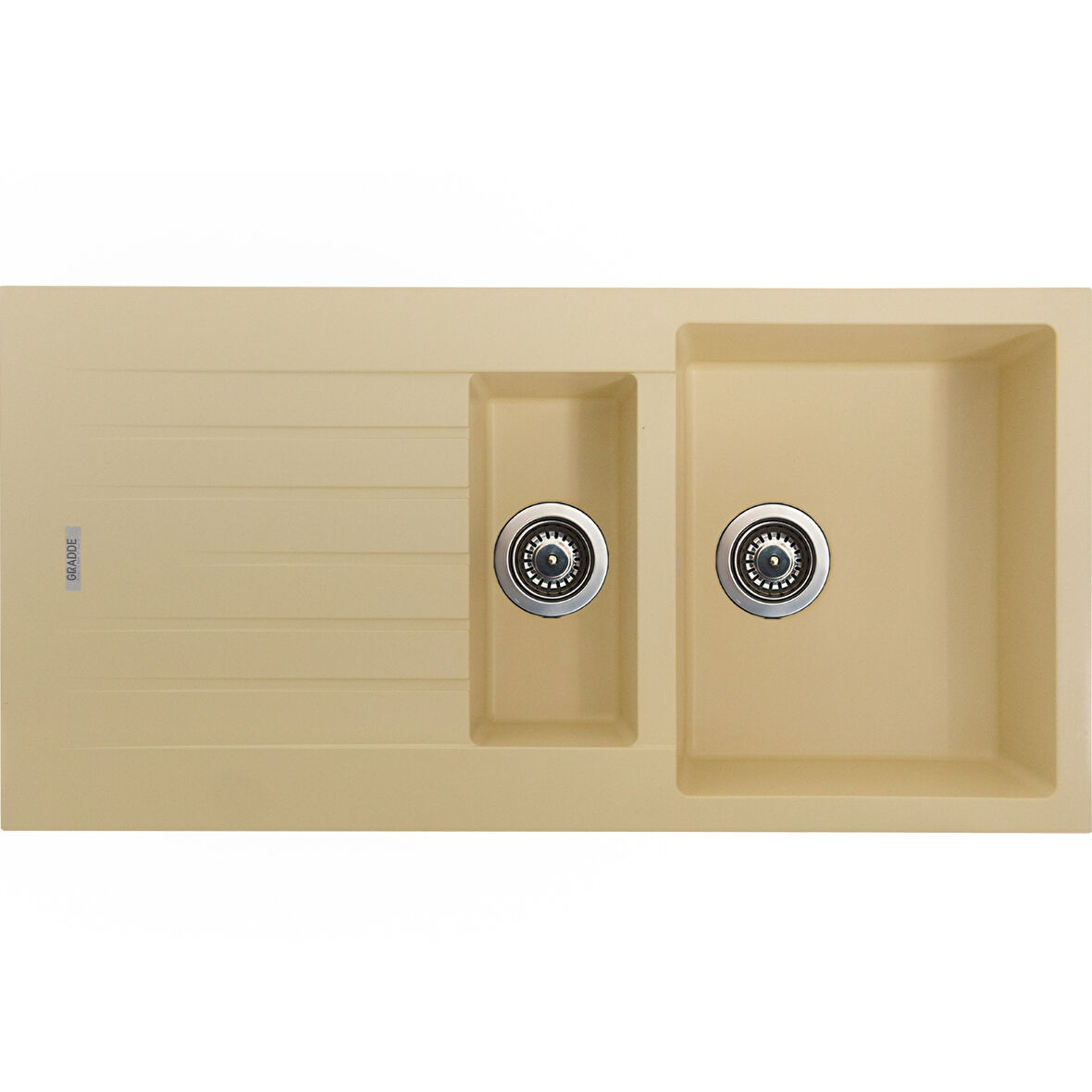 Gradde Krem 50*100 1,5 Göz Granit Eviye