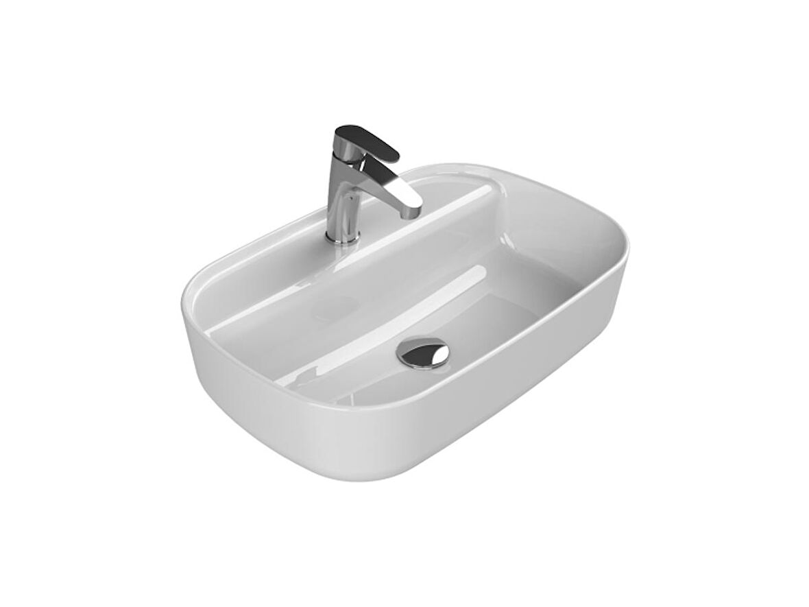 Cerastyle Turkuaz Aqua Tezgah Üstü Lavabo