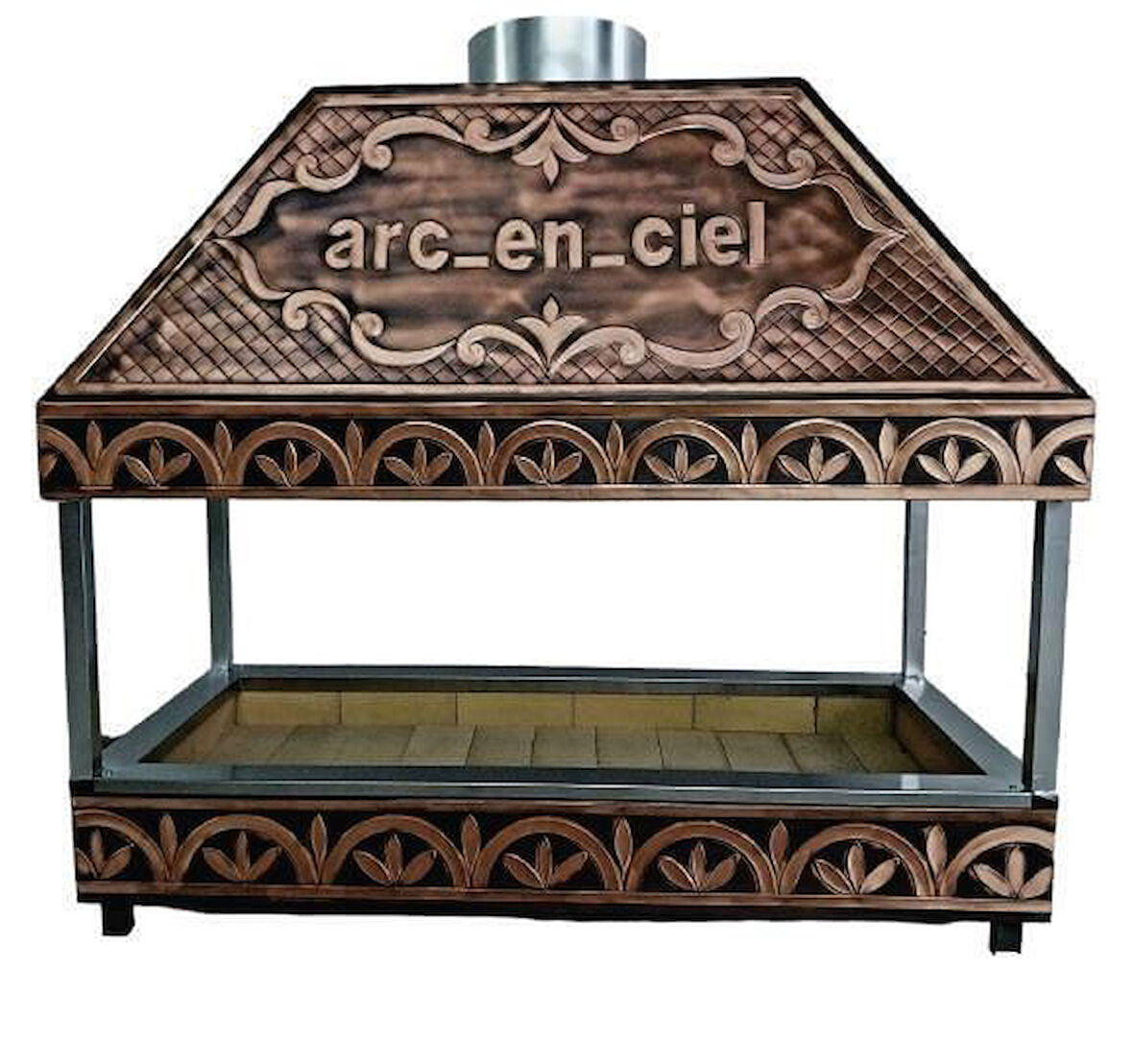 Anka Bakır Eko Kapalı Izgara 80cm