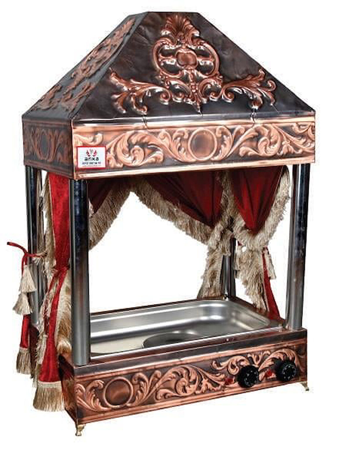 Anka Davlumbazlı Setüstü Kumda Kahve Makinası 35x34x60 cm