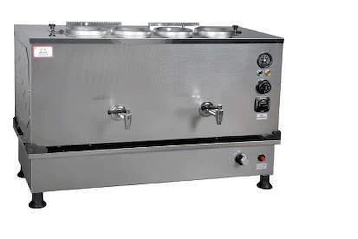 Anka Inoks Pro Kompakt Full Otomatik Çay Makinası Paslanmaz 4 Demlikli 40 Litre Elektrikli Tüplü