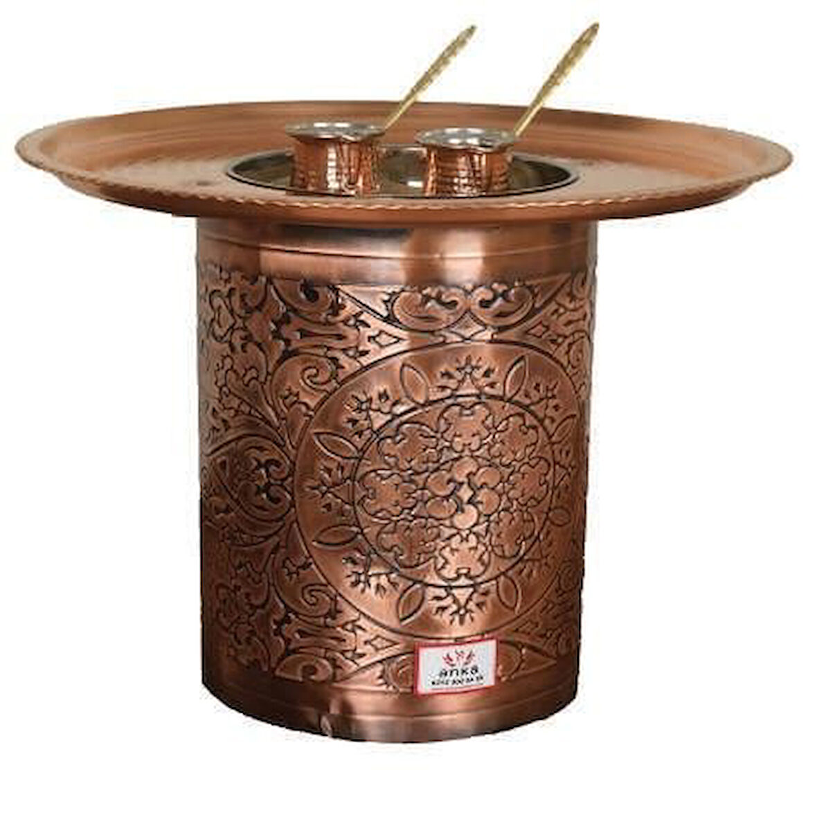 Anka Tepsili Kumda Kahve Makinası Ø35x60 cm