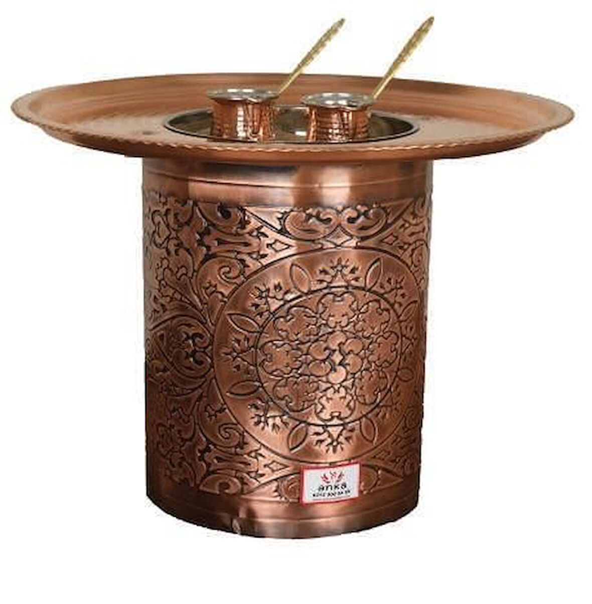 Anka Tepsili Kumda Kahve Makinası Ø50x60 cm