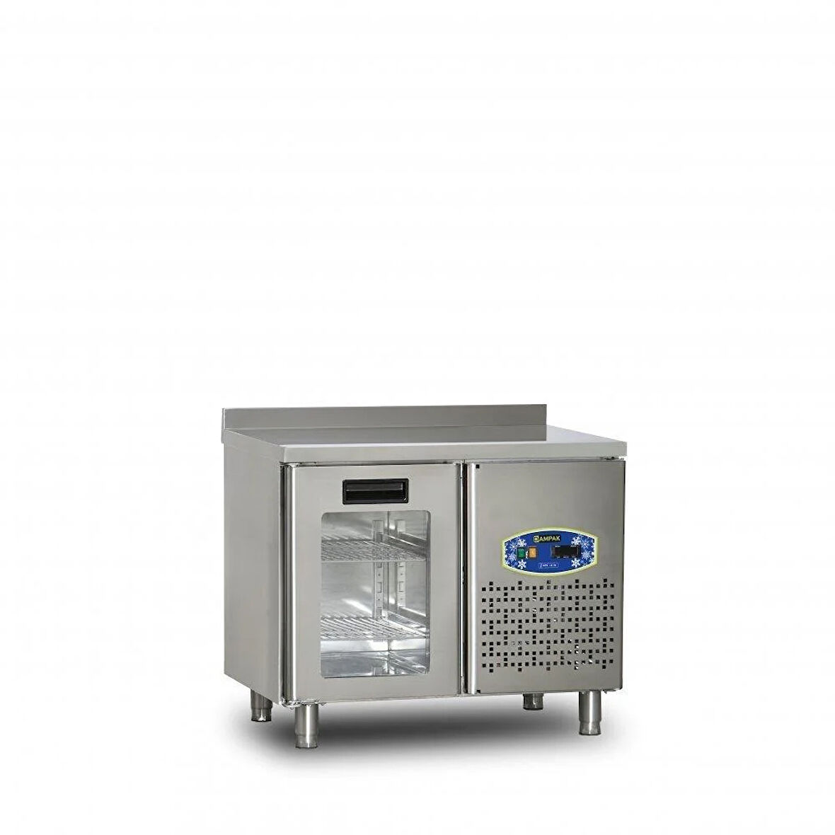 Dampak Tek Kapılı Tezgah Tipi Buzdolabı 155 Litre 304 Çelik