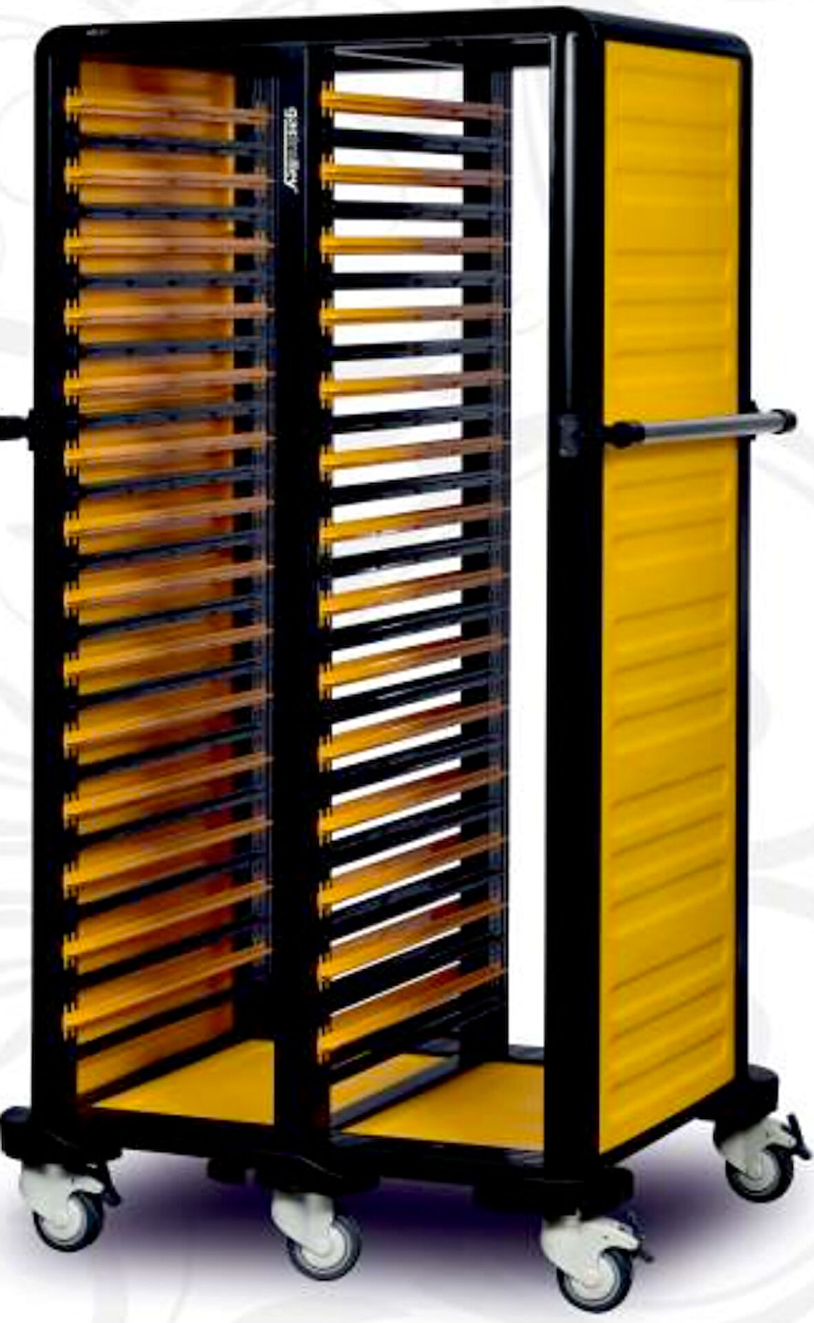 Gastrolley İkili Gn Küvet Taşıma Arabası 150 (2 Yanı Kapalı) 93 x 71 x 174 (cm)