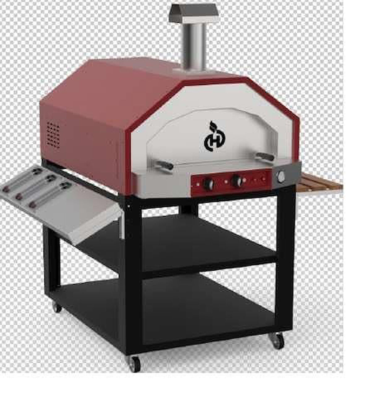 Himaksan Kubbeli Pizza Fırını Tüplü 4x6