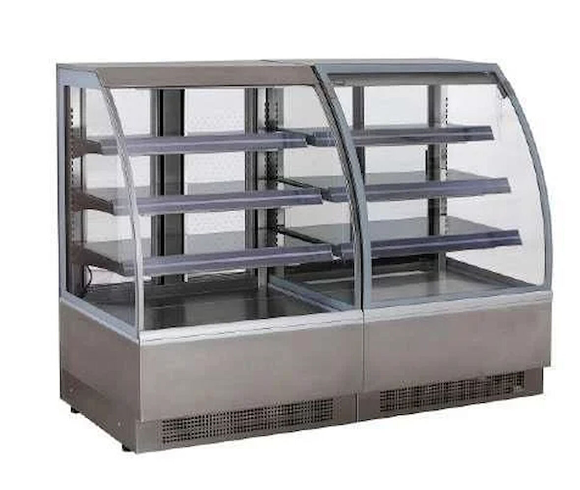 Himaksan Soğuk Pasta Teşhir Dolabı 150 Bombe 150x70x130