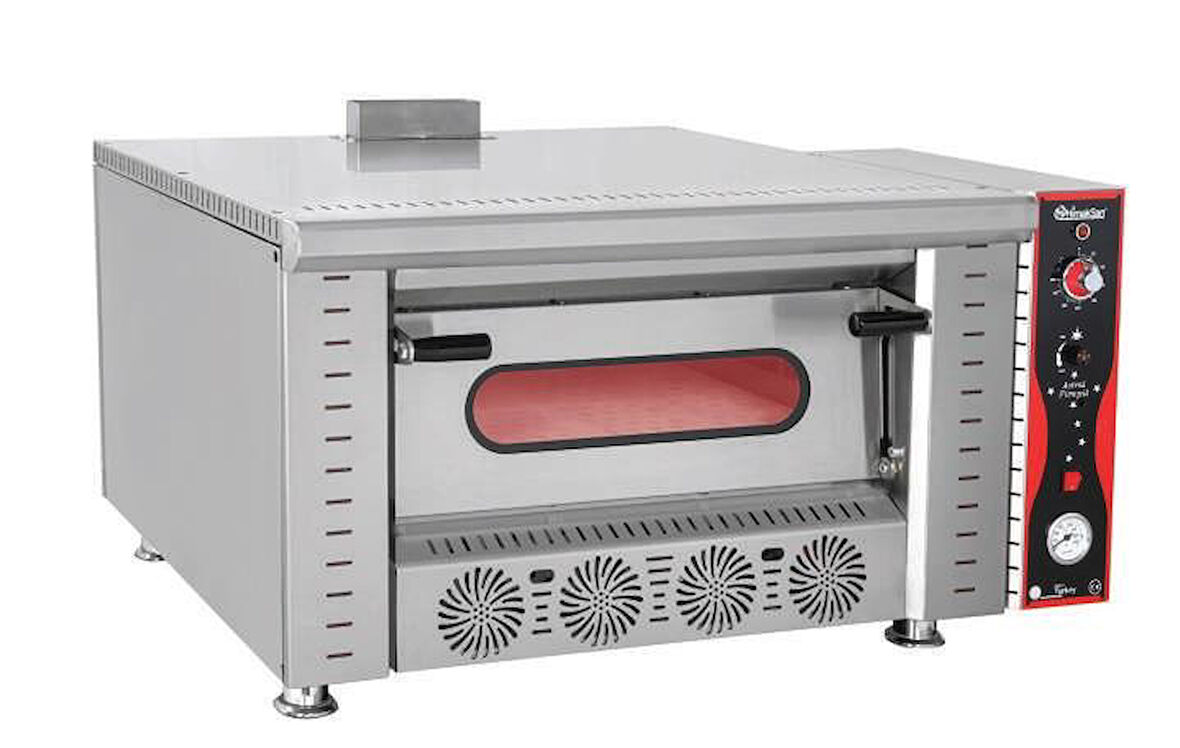 Himaksan Tek Katlı Pizza Fırını Doğalgazlı 6 Pizza