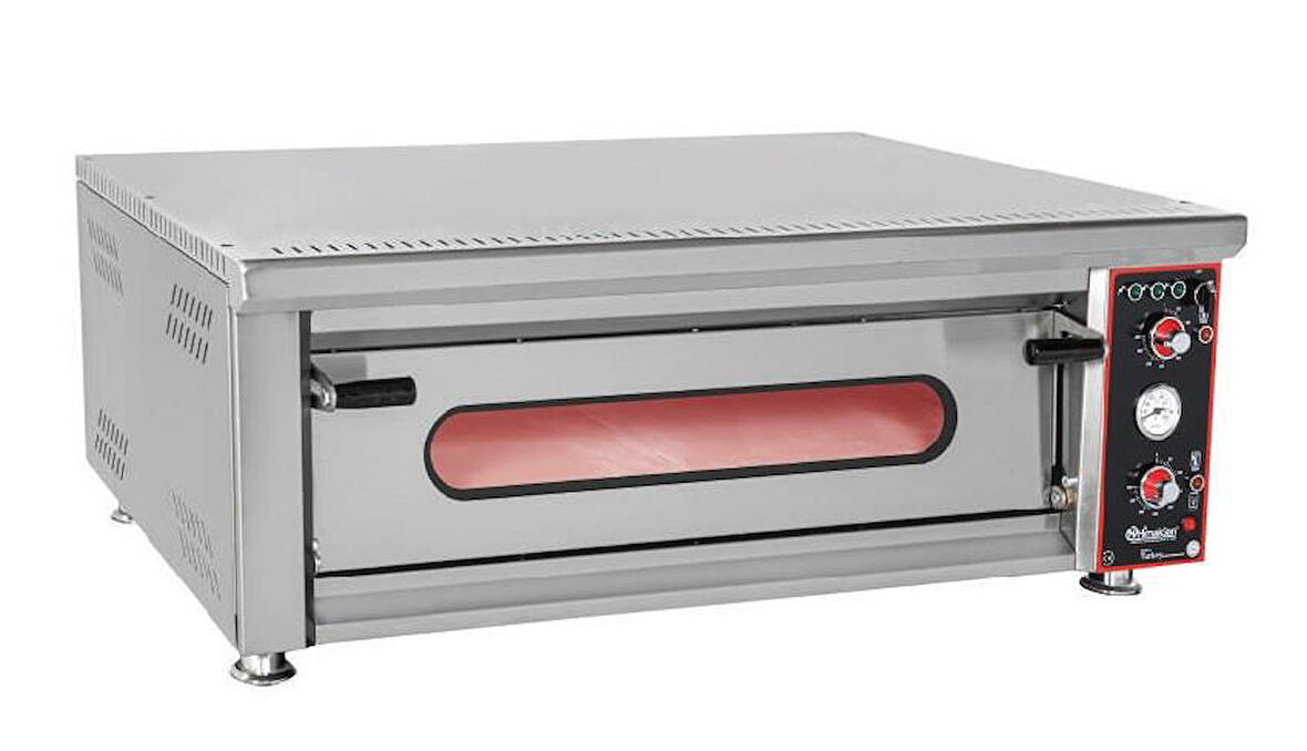 Himaksan Tek Katlı Pizza Fırını Elektrikli 6 Pizza
