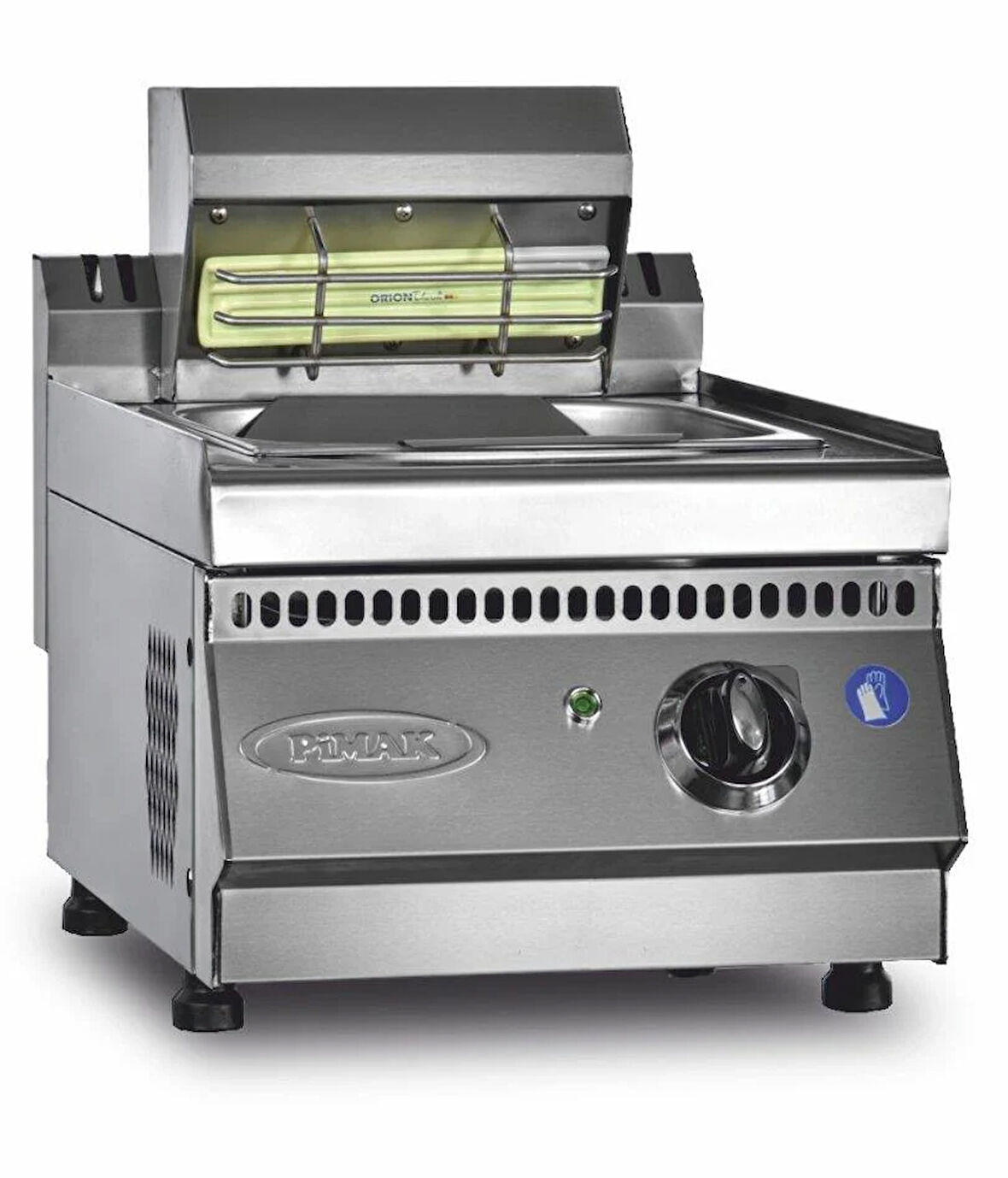 Pimak Elektrikli Patates Dinlendirme Ünitesi 600 Snack Seri set Üstü 40 x 60 x 30 (cm) 